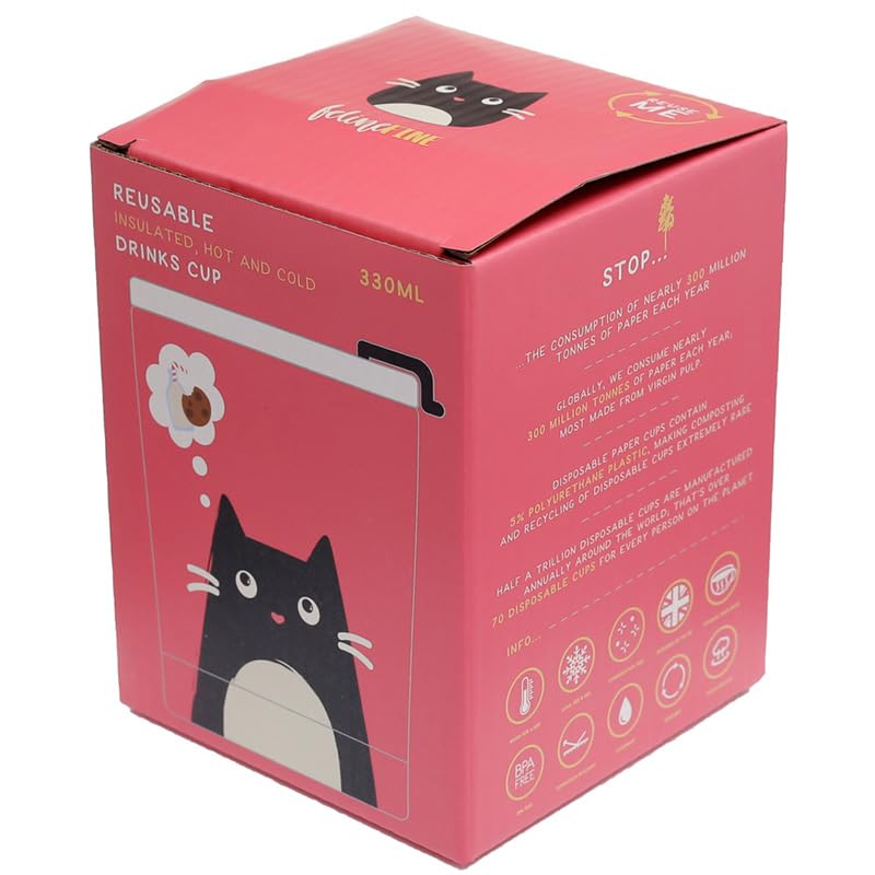 Tazza Termica Riutilizzabile - Feline Fine