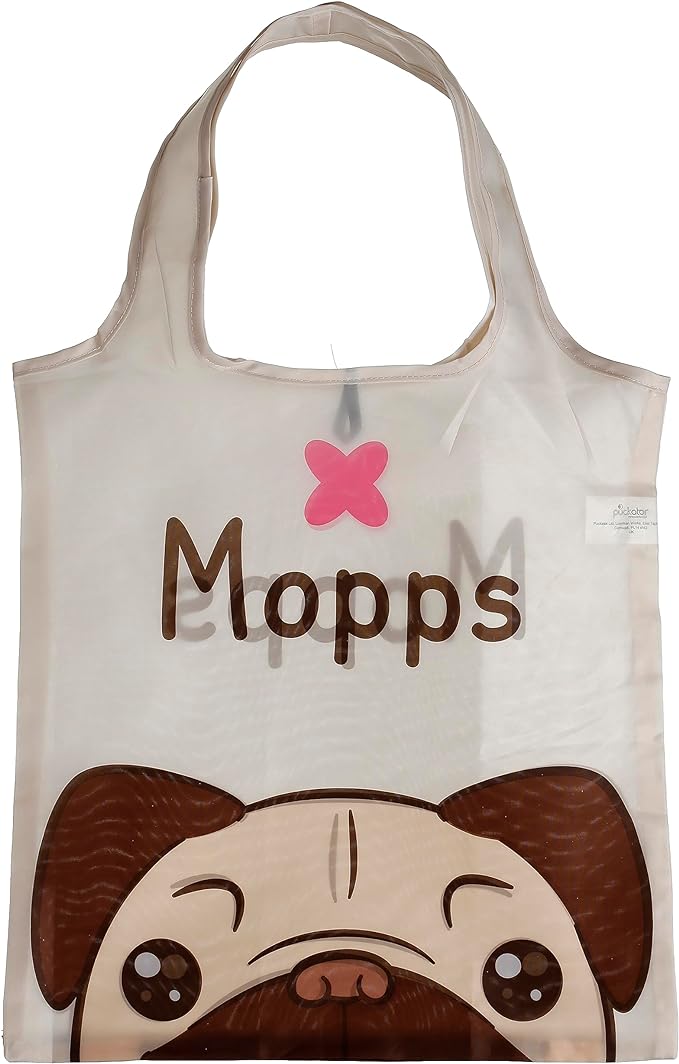 Reusable Folding Bag - Pug