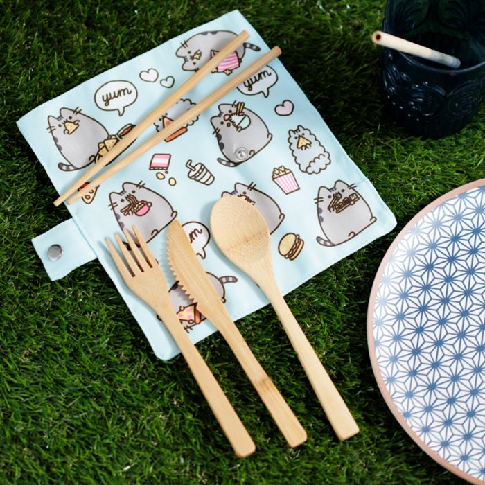 Set 6 Posate in Bambù - Pusheen il Gatto