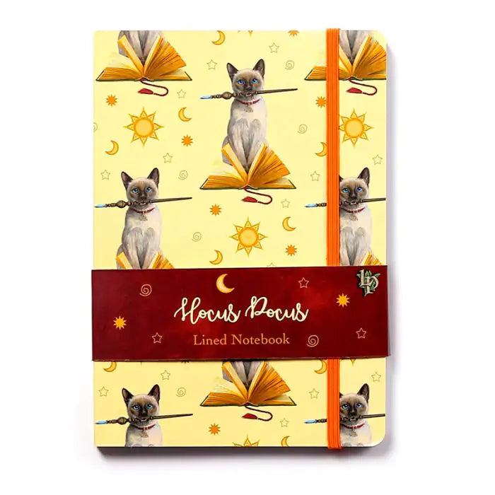 Quaderno A5 a Righe in Carta Riciclata - Lisa Parker Gatto Hocus Pocus