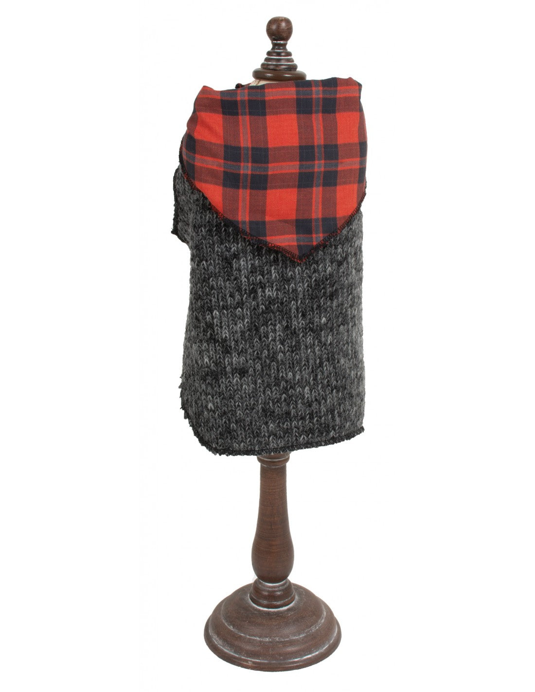 Farm Company - Cappottino in Lana con Bandana in Cotone