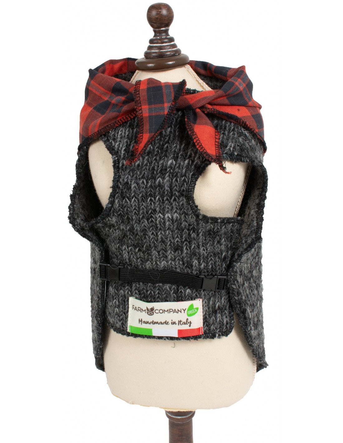 Farm Company - Cappottino in Lana con Bandana in Cotone