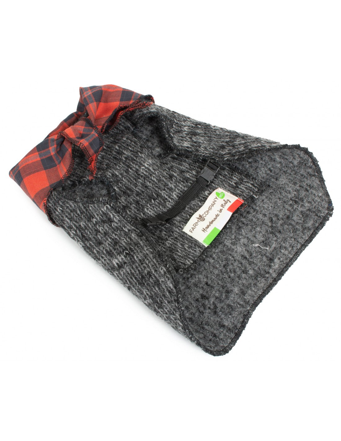 Farm Company - Cappottino in Lana con Bandana in Cotone