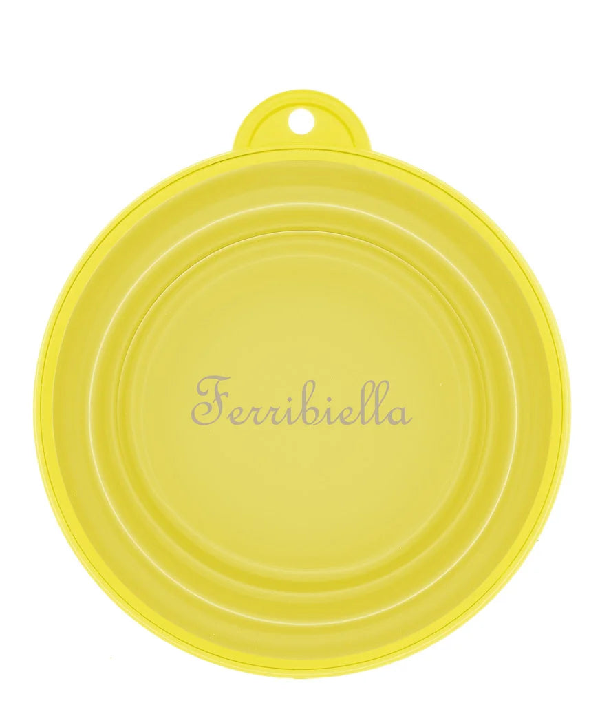 Ferribiella - Ciotola Pieghevole in Silicone Gialla