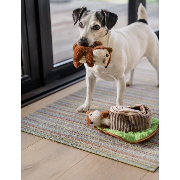 Play - Gioco Scomponibile per Cani Scoiattoli nel Ceppo