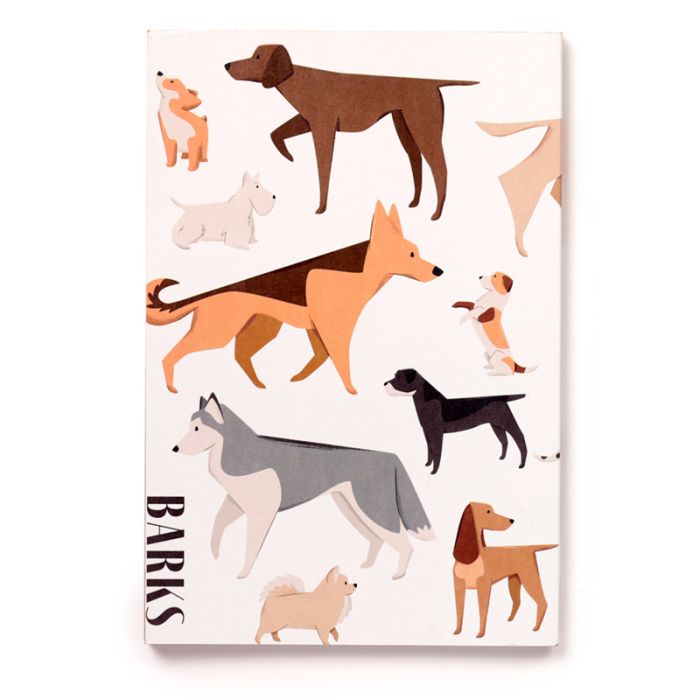 Quaderno A5 a Righe in Carta Riciclata - Barks Dog