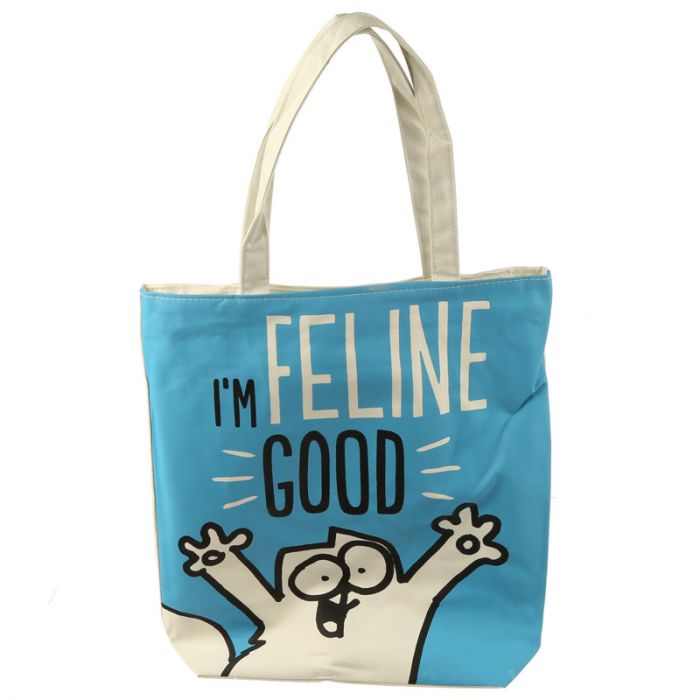 Borsa in Cotone per Gattari e Gattare - Simon’s Cat - I'm Feline Good