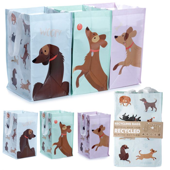 Set 3 Borse in RPET per Bucato e Raccolta Differenziata - Catch Patch