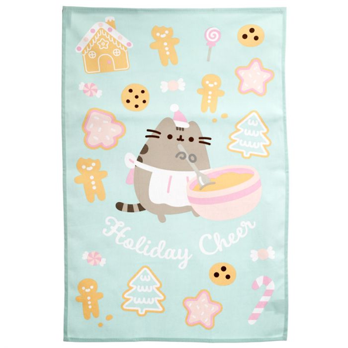 Strofinaccio da Cucina Natalizio in Cotone - Pusheen il Gatto