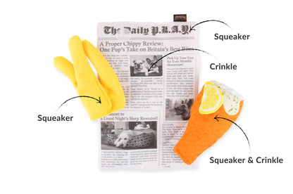 Gioco in Peluche Scomponibile - Fish & Chips | P.L.A.Y.