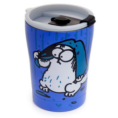 Simon's Cat - Tazza Termica Blu