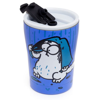 Simon's Cat - Tazza Termica Blu