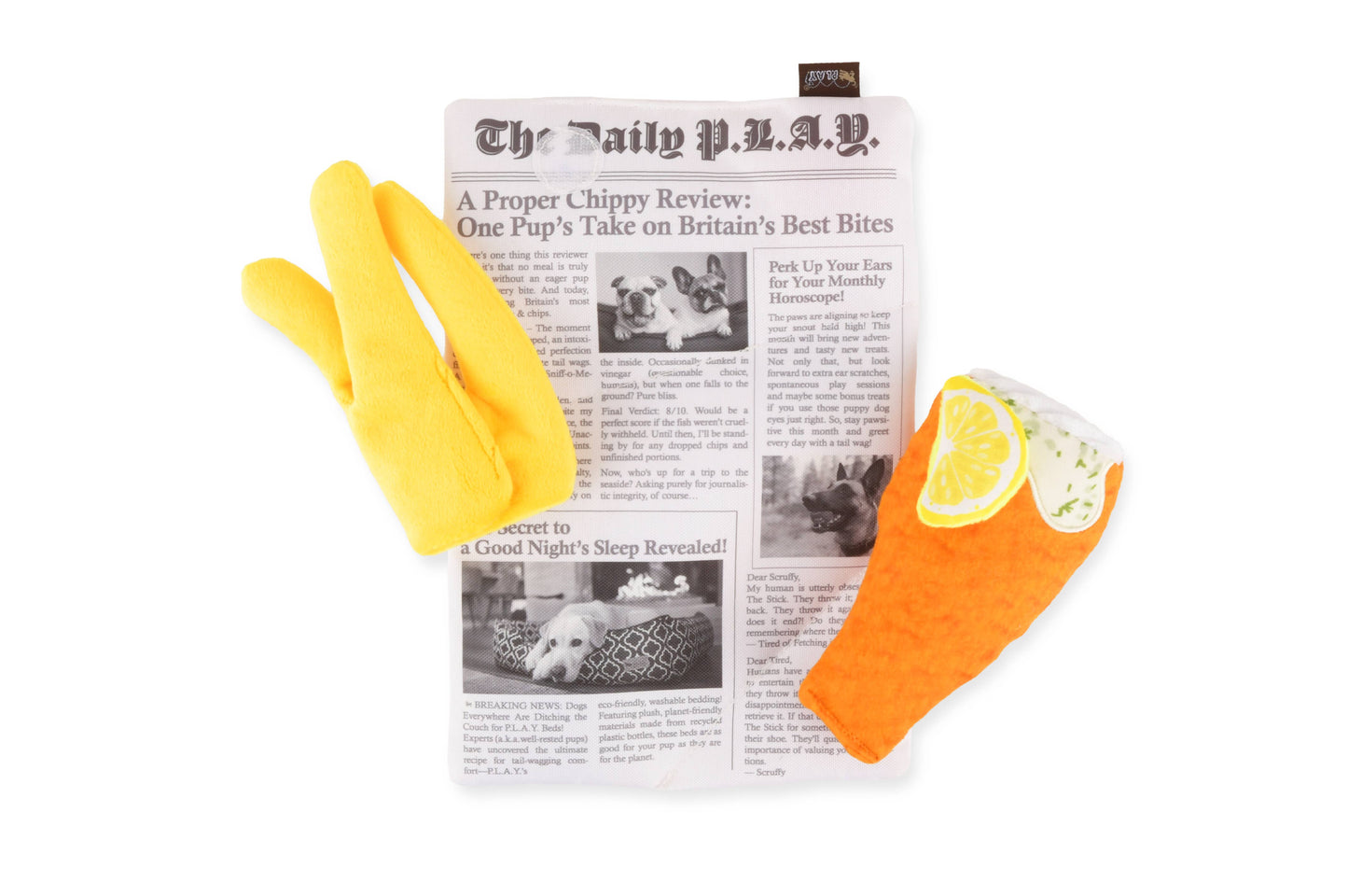 Gioco in Peluche Scomponibile - Fish & Chips | P.L.A.Y.