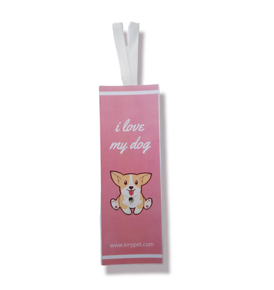 I LOVE MY DOG bookmark
