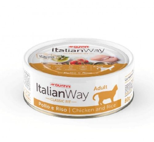 Italian Way Wet for Cats Classic Fit with Chicken and Rice 80 gr
